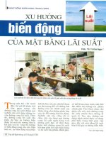 Xu hướng biến động của mặt bằng lãi suất 