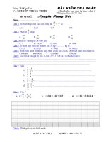 ĐỀ HSG TOÁN LỚP 4 ĐỀ 11 NĂM HỌC 2010 2011