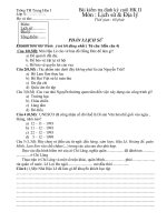 KT cuối HKII môn Lịch sử+ Địa lí