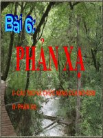 Bài giảng điện tử sinh học lớp 8 tham khảo thao giảng bài 6 phản xạ (2) 