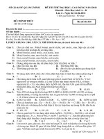 Thi thử 2011 THPT Chuyên Quảng Ninh