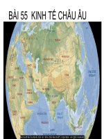 BAI 55 KINH TẾ CHÂU ÂU