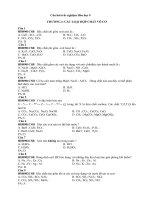 Câu hỏi trắc nghiệm hoá 9 phần 2 
