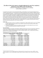 Effects of short term exposure to air pollution on hospital admissions of young children for acute lower respiratory infections in ho chi minh city 
