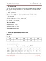 Chuyên đề thực tập hồ Núi Cốc