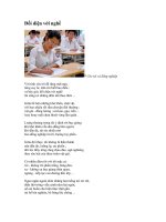 Đối diện với nghề