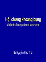 Tổng quan về Hội chứng khoang bụng