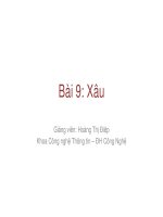 Xâu trong lập trình C++