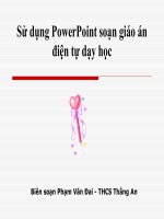 Sử dụng PP trong soạn giảng