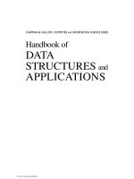 Sahni s  handbook of data structures and applications