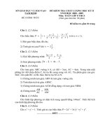 Đề thi HK II năm 2008 2009 Sở GDĐT Nam Định