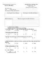 ĐỀ KT CUỐI NĂM TOÁN 4 HAY NHẤT