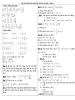 ĐỀ CƯƠNG ÔN TẬP HÈ TOÁN 7 2011