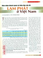 Nhìn nhận khách quan và thấu đáo vấn đề lạm phát ở việt nam 