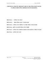 CHƯƠNG II THUYẾT MINH kỹ THUẬT THI CÔNG PHẦN NGẦM và PHẦN THÔ CÔNG TRÌNH SUNCITY BUILDING