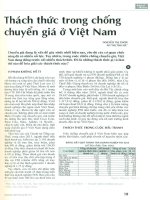 Thách thức trong chống chuyển giá ở việt nam 