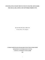 Investigating online trust of multi channel retailers  the social relations and networks perspective 