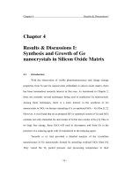 Synthesis and stress analysis of germanium nanocrystals embedded in dielectric matrices 1 