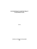 Contemporary maritime piracy in southeast asia 