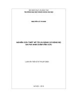 Nghiên cứu thiết kế tối ưu động cơ đồng bộ ba pha nam châm vĩnh cửu