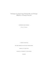 Techniques for improving predictability and message efficiency of gossip protocols 