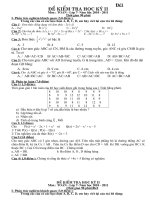 Tuyen tap 30 de OTHKII Toan 7(Cuc hay)