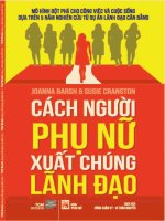 Cách người phụ nữ xuất chúng lãnh đạo (nhấn nút toàn màn hình để xem đầy đủ)