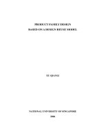 Product family design based on a design reuse model 