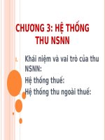 Bài giảng hệ thống thu NSNN 