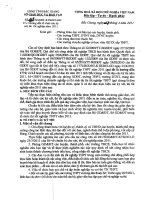 Hướng dẫn tổ chức các kỳ xét, thi TN 2011