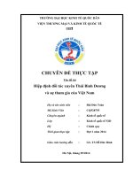 Hiệp định đối tác Xuyên Thái Bình Dương và sự tham gia của Việt Nam