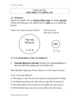 Tài liệu Xác Suất thống kê Nguyễn Vũ Quang