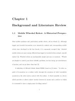 DESIGN AND CONTROL OF AUTONOMOUS MOBILE ROBOTS WITH IMPROVED DYNAMIC STABILITY 1 