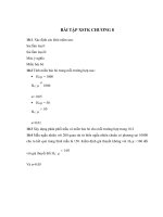 Bài tập xác suất thống kê Chương 8 (Phần 1)