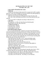 Kế hoạch công tác thu viện