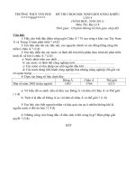 DE THI KSCL HSNK MON DIA 8 LAN 4