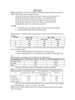 tổng hợp bài tập nguyên lý thống kê