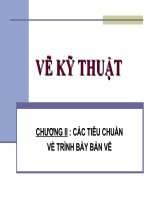 Vẽ kỹ thuật cơ bản phần 2 tiêu chuẩn trình bày bản vẽ 