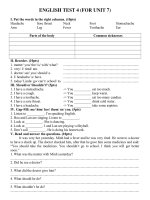 bai tap tieng anh tieu hoc hay