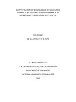 Quantification of biomolecule dynamics and interactions in living zebrafish embryos by fluorescence correlation spectroscopy 