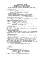 chuyên đề  hàm số bậc nhất