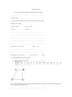 Đề ôn thi kì I Tiểu học