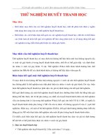 thử nghiệm huyết thanh học 