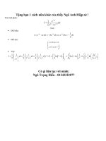 Giải giúp bạn Võ Nguyễn Đình Khoa