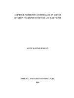 An indoor positioning system based on robust location fingerprint for wi fi and bluetooth 