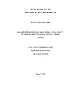 phân tích tình hình xuất khẩu thủy sản của công ty cổ phần chế biến và dịch vụ thủy sản cà mau (cases)