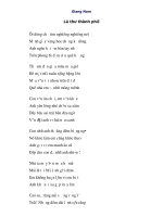 Chùm thơ hay của Giang Nam