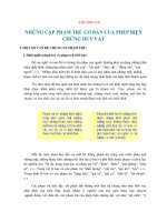 những cặp phạm trù cơ bản của phép biện chứng duy vật