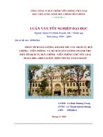 PHÂN TÍCH sản LƯỢNG, DOANH THU các DỊCH vụ bưu CHÍNH – VIỄN THÔNG và dự báo sản LƯỢNG DOANH THU một số DỊCH vụ bưu CHÍNH   VIỄN THÔNG CHỦ yếu GIAI đoạn 2004 –2006 tại bưu điện TRUNG tâm