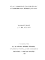 A study of properties and applications of control charts for high yield processes